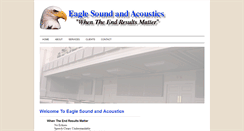 Desktop Screenshot of eaglesound.com
