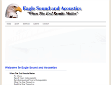 Tablet Screenshot of eaglesound.com